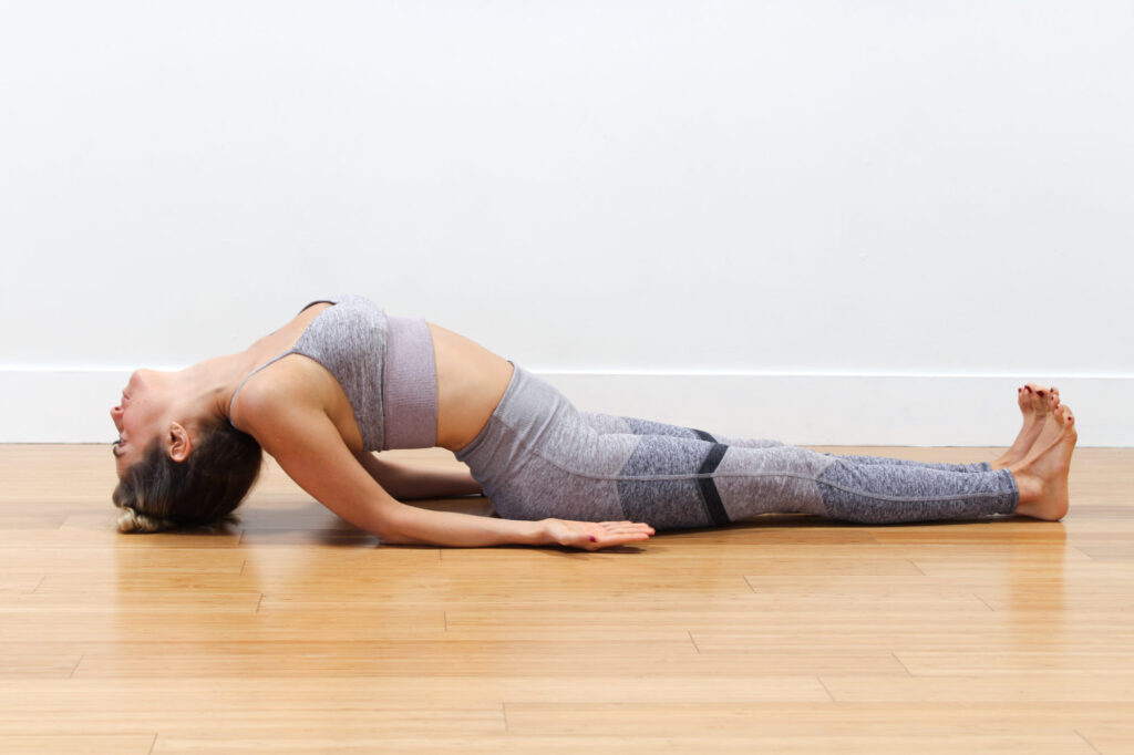 Supported Fish Pose - yin yoga poses for beginners