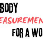 Body Measurements for a Woman