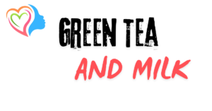 green tea and milk