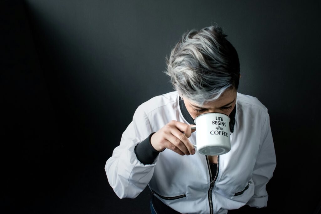 white hair