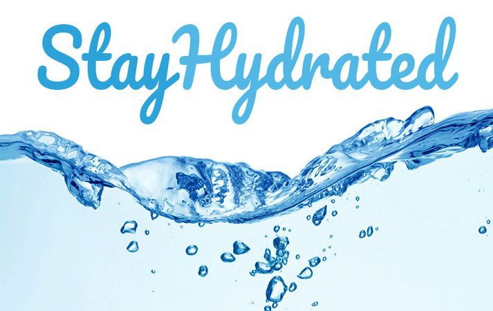 stay hydrated